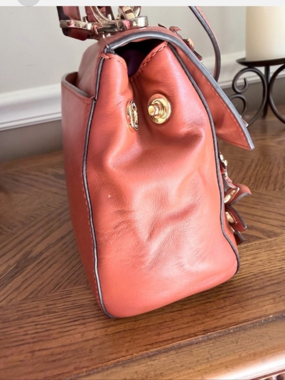 Michael Michael Kors Flowers Ava Top Handle Satchel - Picture 7 of 13